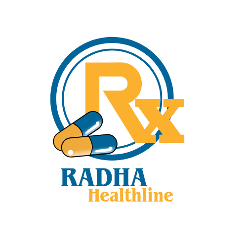 Radha Healthline website logo